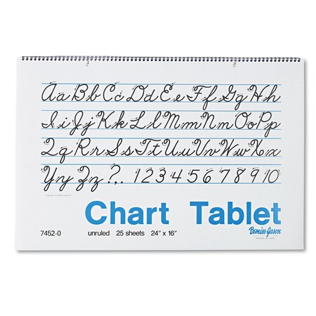 Pacon Chart Tablets, Unruled, 25 Sheets 74520